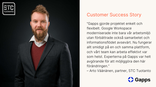 Case STC Tuotanto: En smidig och effektiv modernisering av den digitala arbetsmiljön