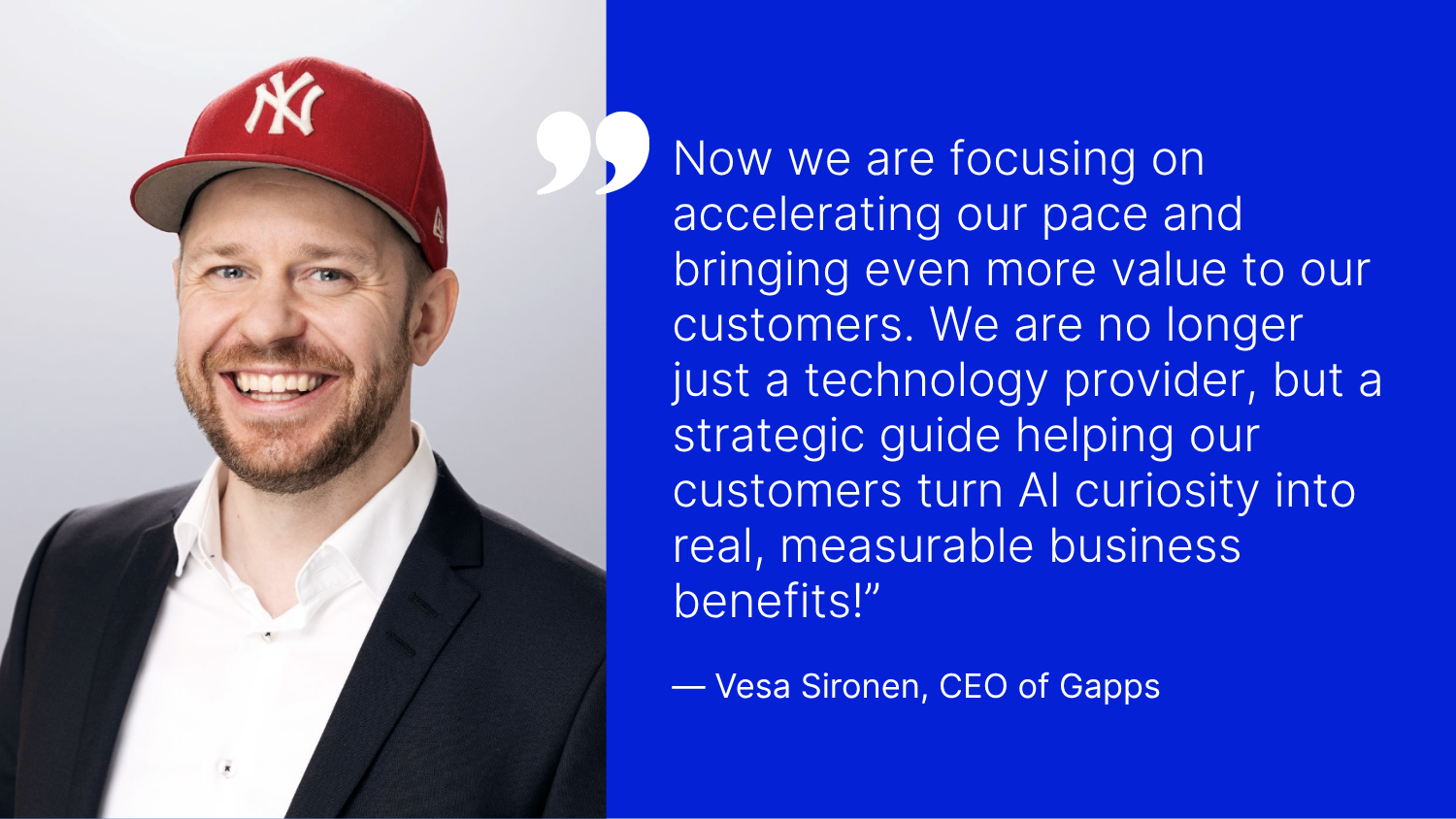 A New Chapter for Gapps: Vesa Sironen Returns as CEO