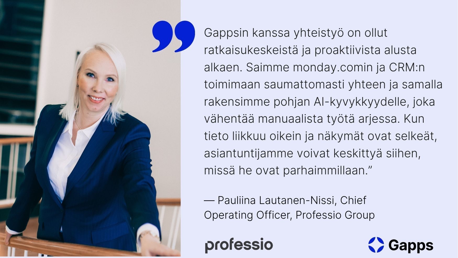 Customer Case: Professio Group rakentaa AI-kyvykästä toimintaa monday.com-alustalla