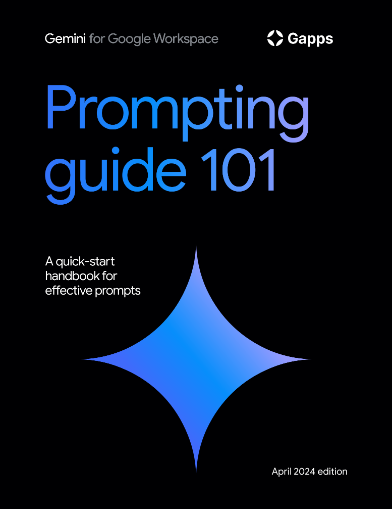 Gemini for Google Workspace Prompt Guide